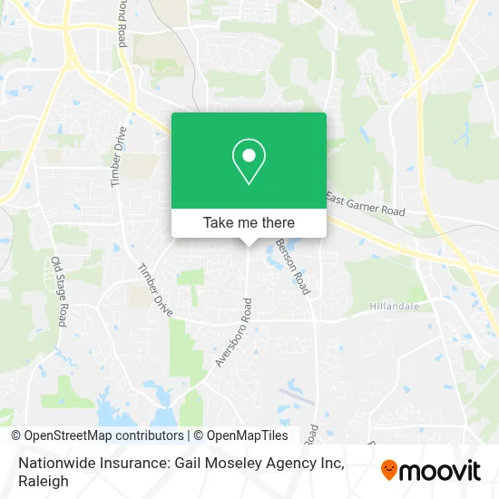 Nationwide Insurance: Gail Moseley Agency Inc map