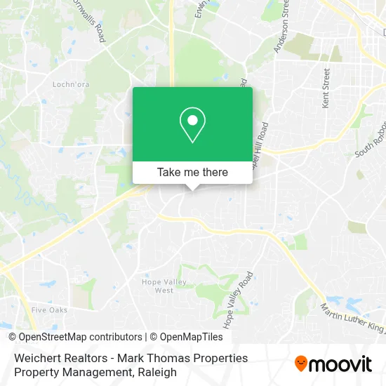 Weichert Realtors - Mark Thomas Properties Property Management map