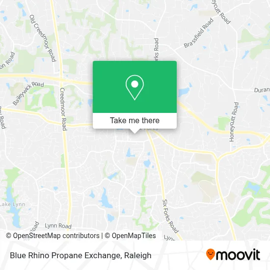 Blue Rhino Propane Exchange map