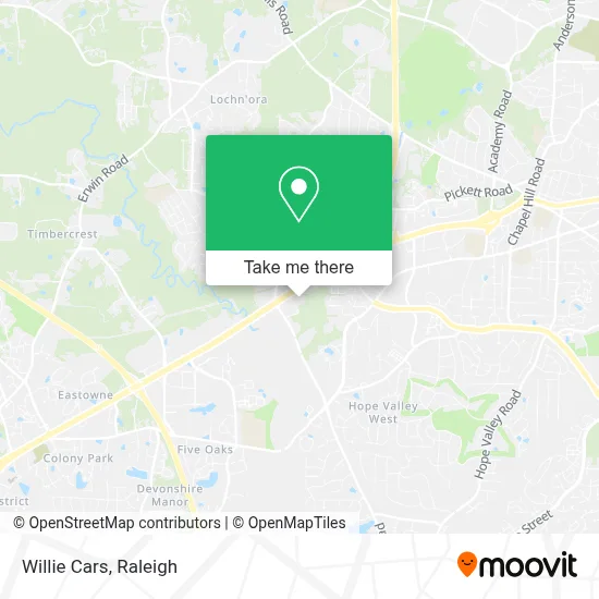 Willie Cars map