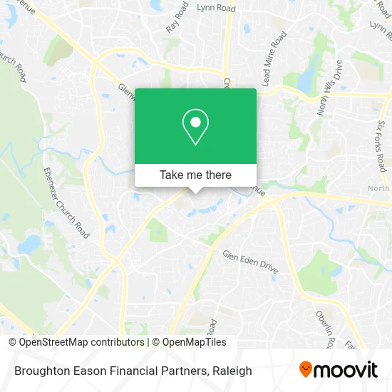 Broughton Eason Financial Partners map