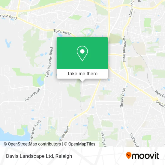 Davis Landscape Ltd map