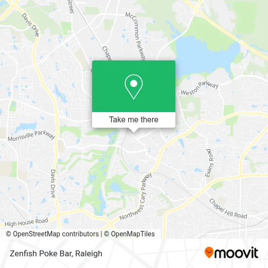 Zenfish Poke Bar map