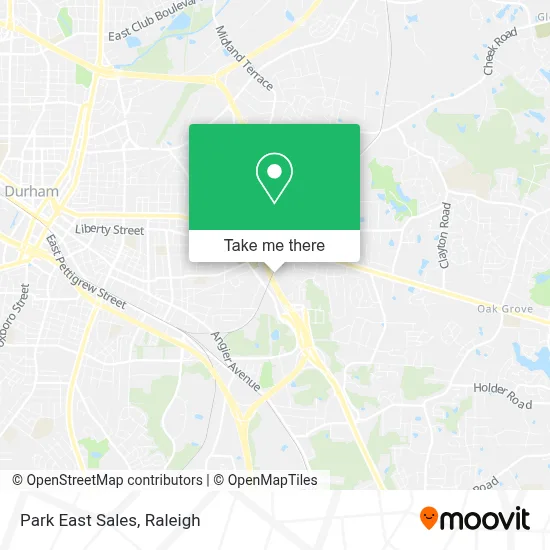 Park East Sales map