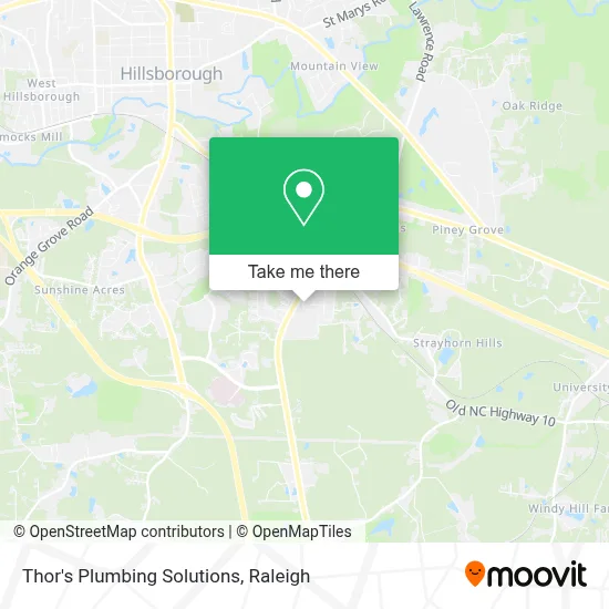 Thor's Plumbing Solutions map