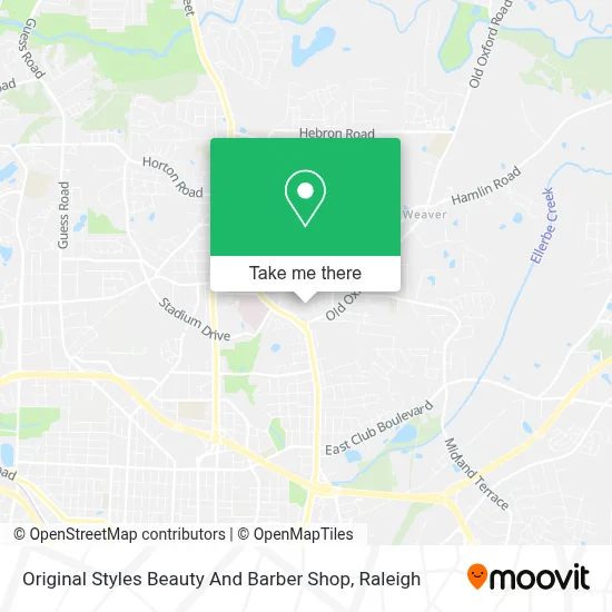 Original Styles Beauty And Barber Shop map