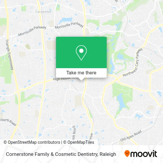 Cornerstone Family & Cosmetic Dentistry map