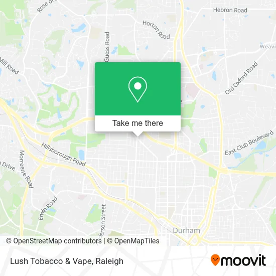 Lush Tobacco & Vape map