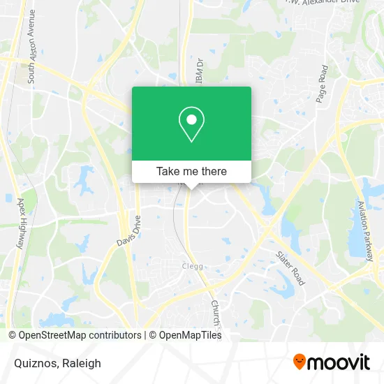 Quiznos map