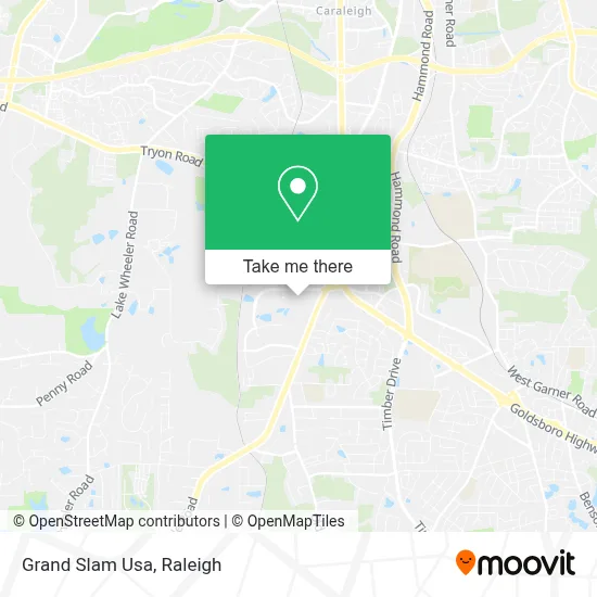 Grand Slam Usa map