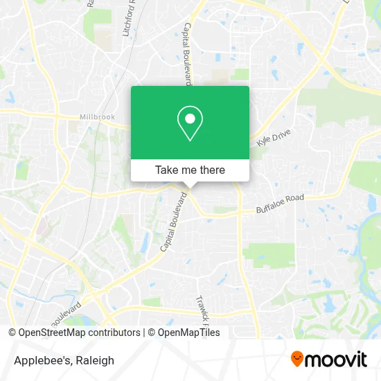 Applebee's map