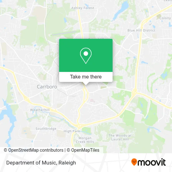 Department Of Music map