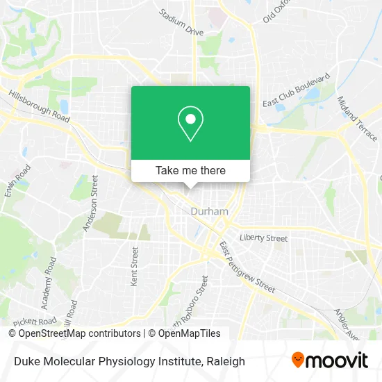 Duke Molecular Physiology Institute map