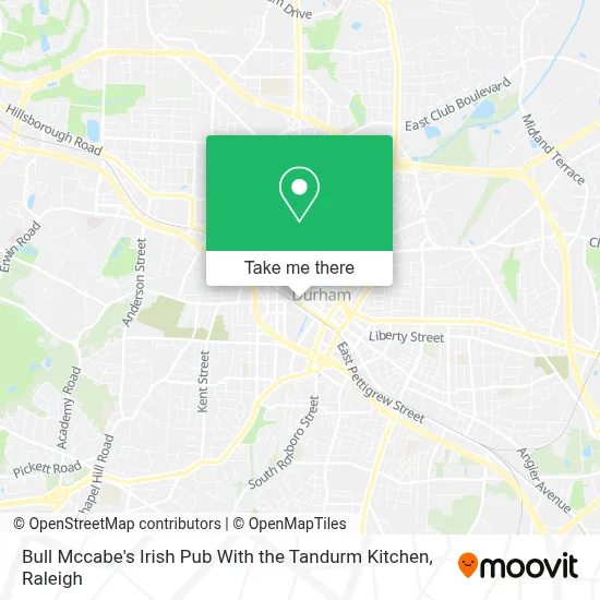 Bull Mccabe's Irish Pub With the Tandurm Kitchen map