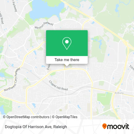Dogtopia Of Harrison Ave map