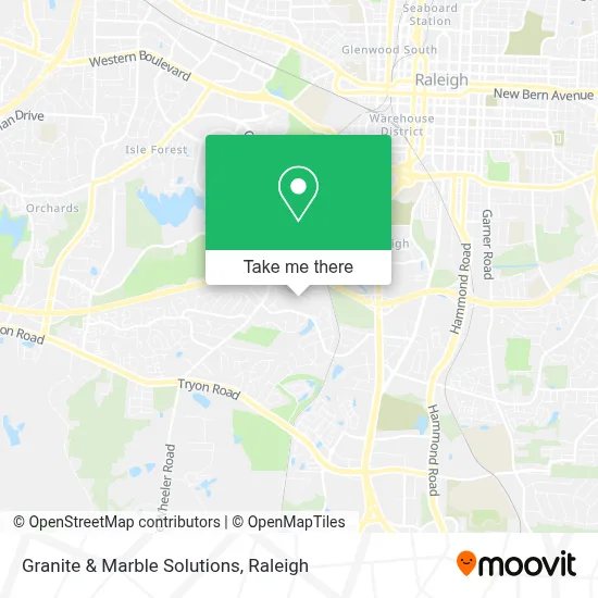 Granite & Marble Solutions map