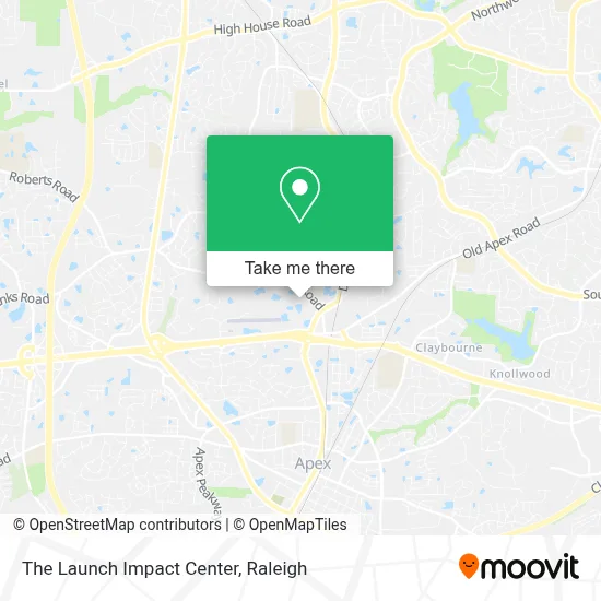 The Launch Impact Center map