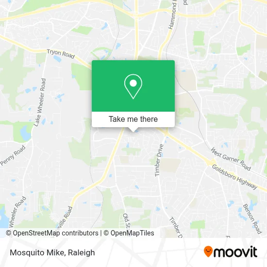 Mosquito Mike map