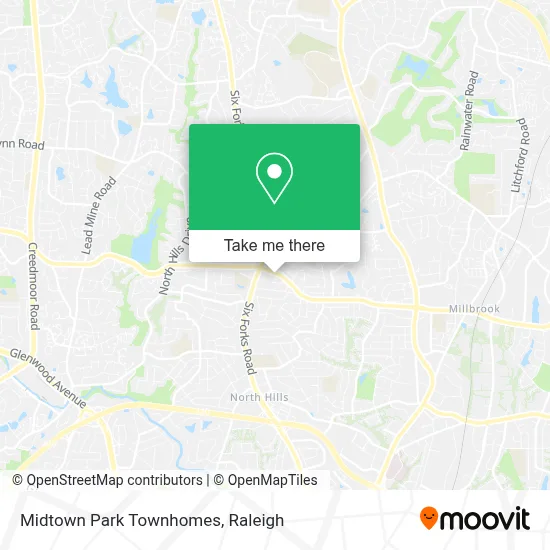 Midtown Park Townhomes map