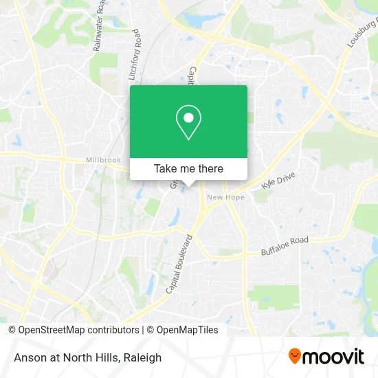 Anson at North Hills map