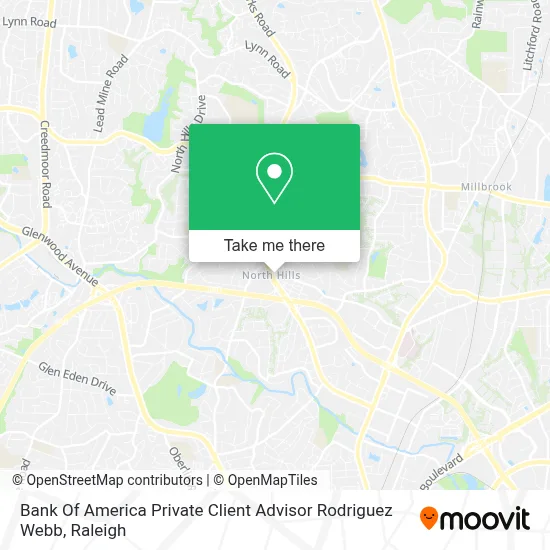 Bank Of America Private Client Advisor Rodriguez Webb map