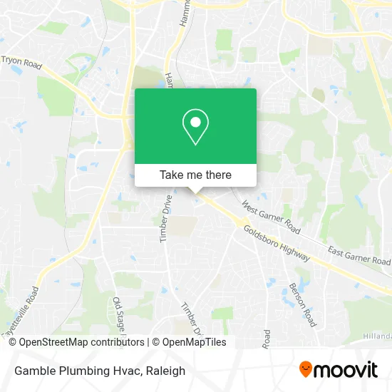 Gamble Plumbing Hvac map