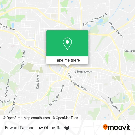 Edward Falcone Law Office map
