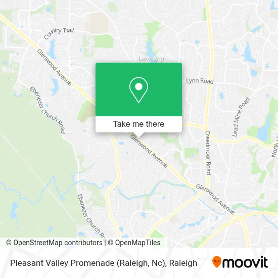 Pleasant Valley Promenade (Raleigh, Nc) map
