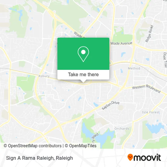 Sign A Rama Raleigh map