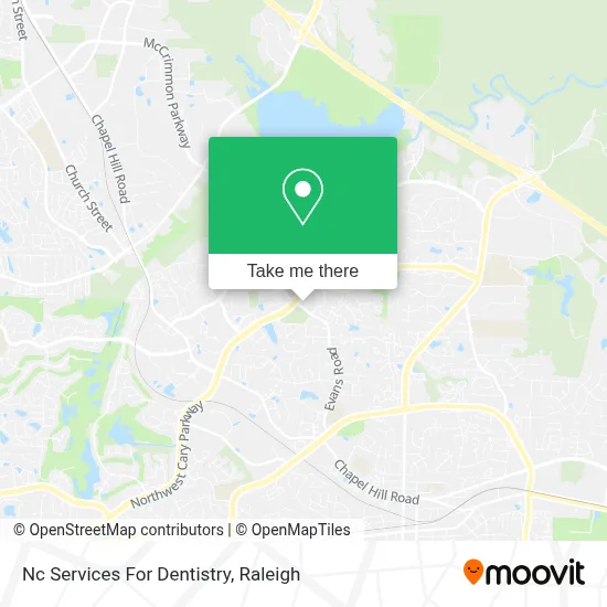 Nc Services For Dentistry map