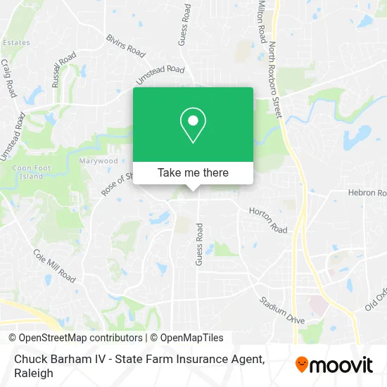 Chuck Barham IV - State Farm Insurance Agent map