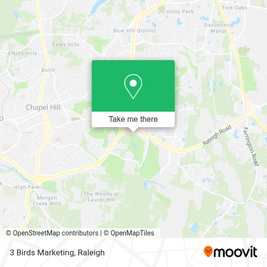 3 Birds Marketing map