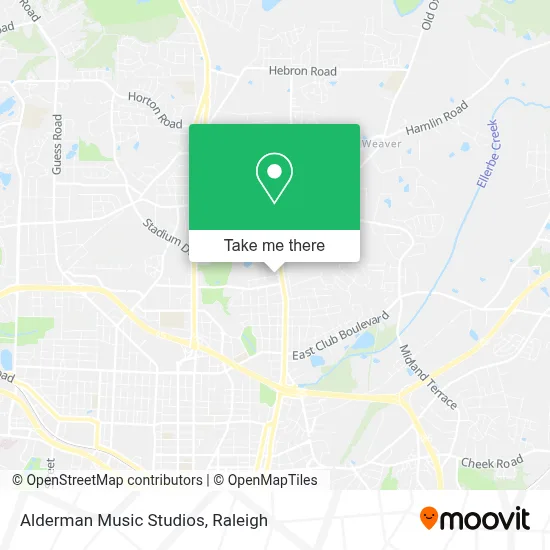 Alderman Music Studios map