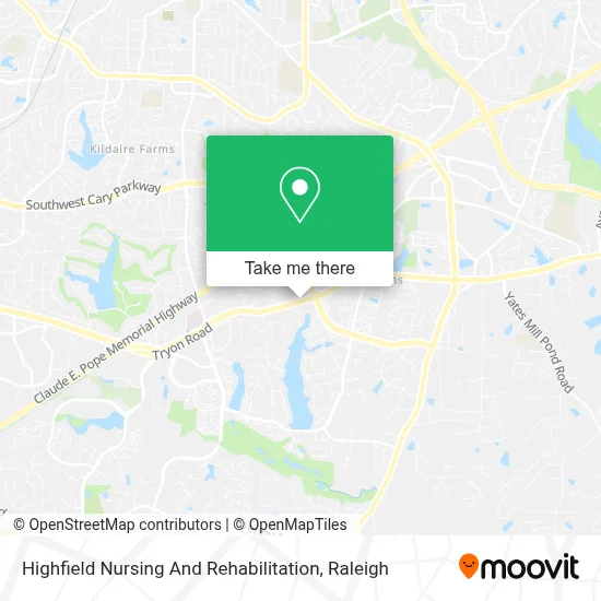 Highfield Nursing And Rehabilitation map