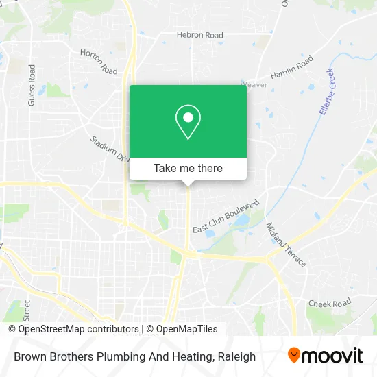 Brown Brothers Plumbing And Heating map