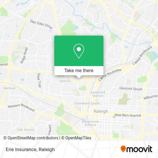 Erie Insurance map