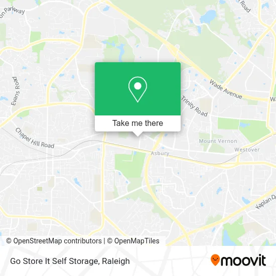 Go Store It Self Storage map