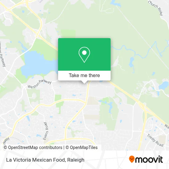 La Victoria Mexican Food map