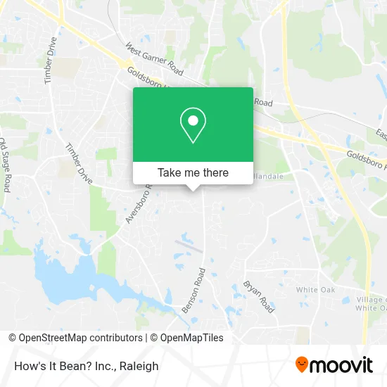 How's It Bean? Inc. map