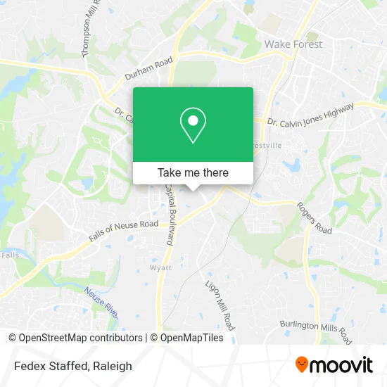 Fedex Staffed map