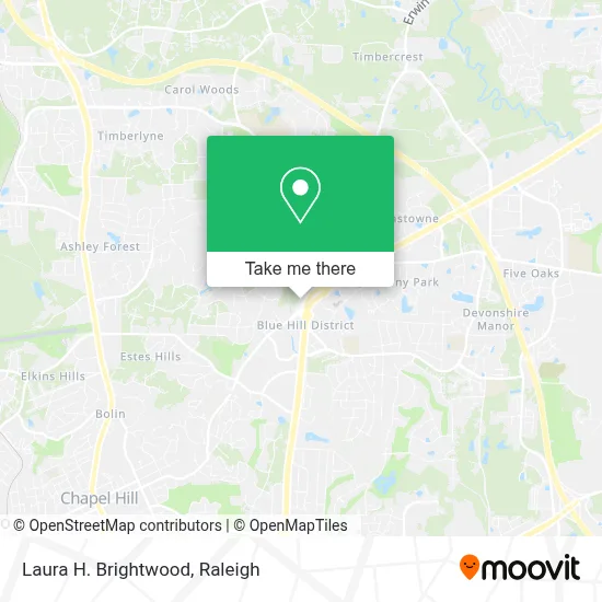 Laura H. Brightwood map