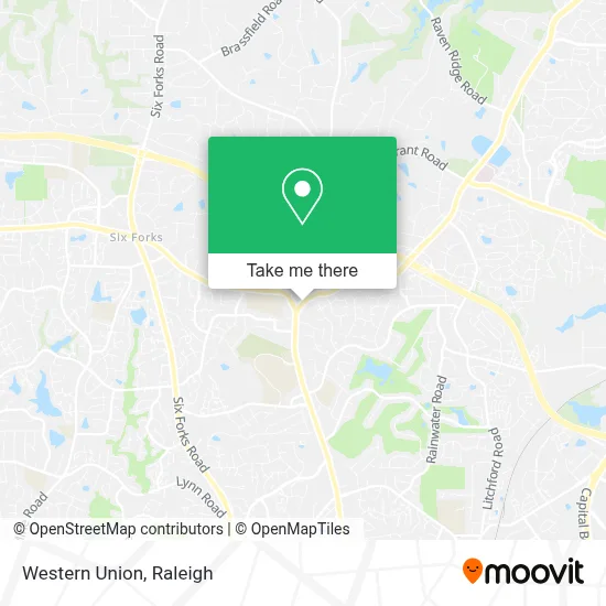 Western Union map