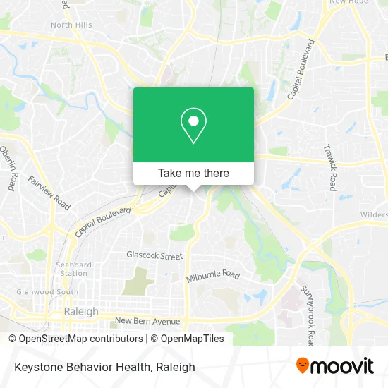Keystone Behavior Health map