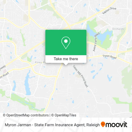 Myron Jarman - State Farm Insurance Agent map
