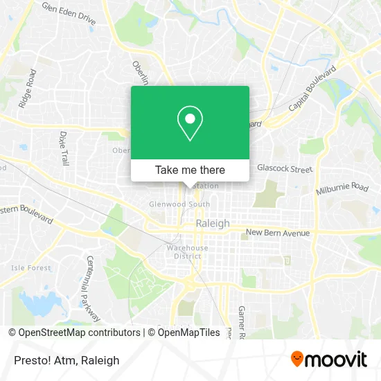 Presto! Atm map