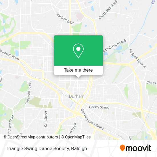 Triangle Swing Dance Society map