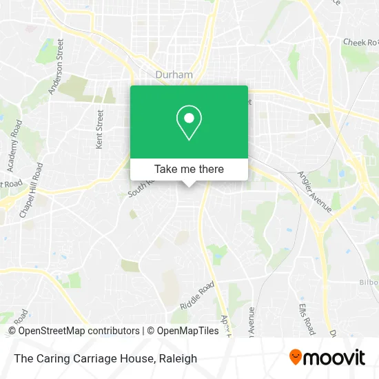 The Caring Carriage House map