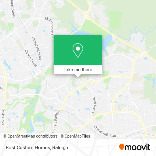 Bost Custom Homes map