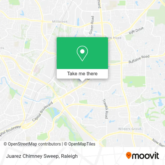 Juarez Chimney Sweep map