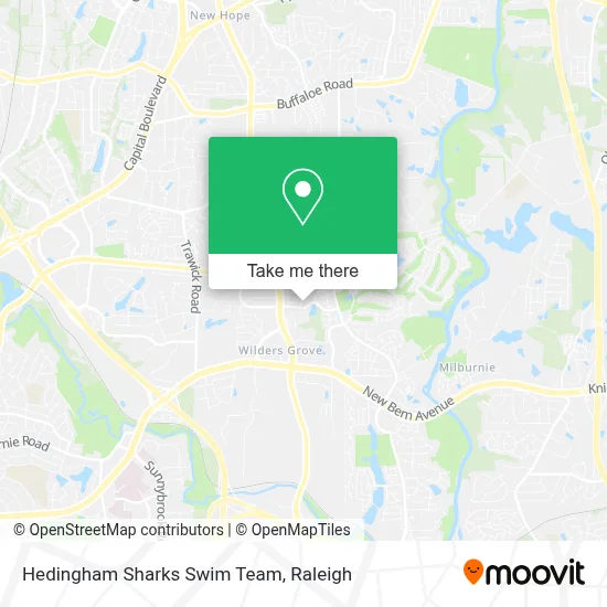 Hedingham Sharks Swim Team map